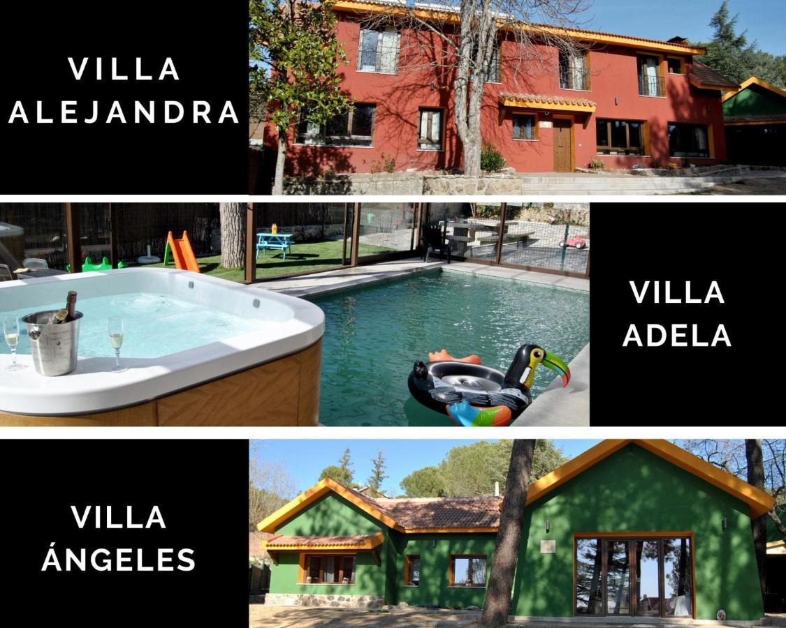 Complejo Casas Rurales Mansiones Y Villas Deluxe Collado Mediano Exteriör bild