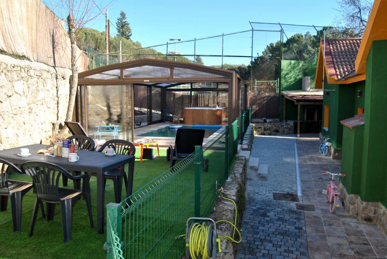 Complejo Casas Rurales Mansiones Y Villas Deluxe Collado Mediano Exteriör bild
